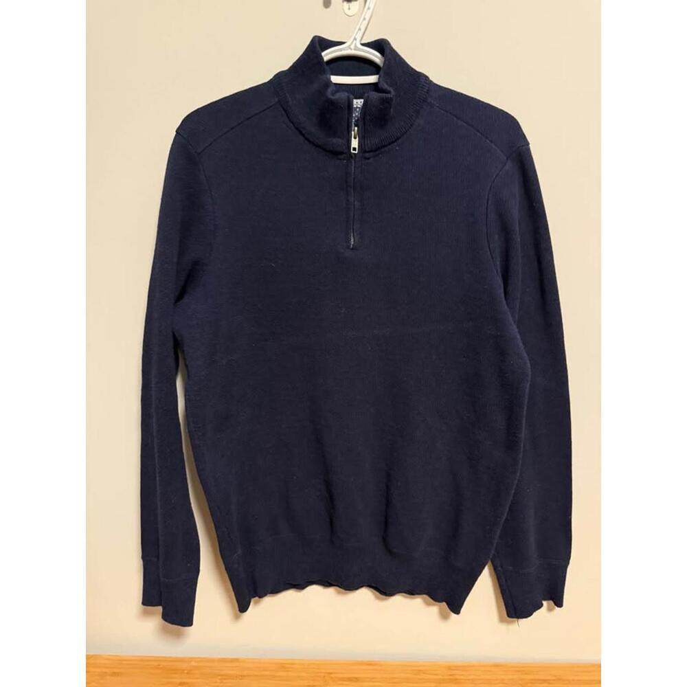 Robert Graham Men's Navy Half-Zip Sweater